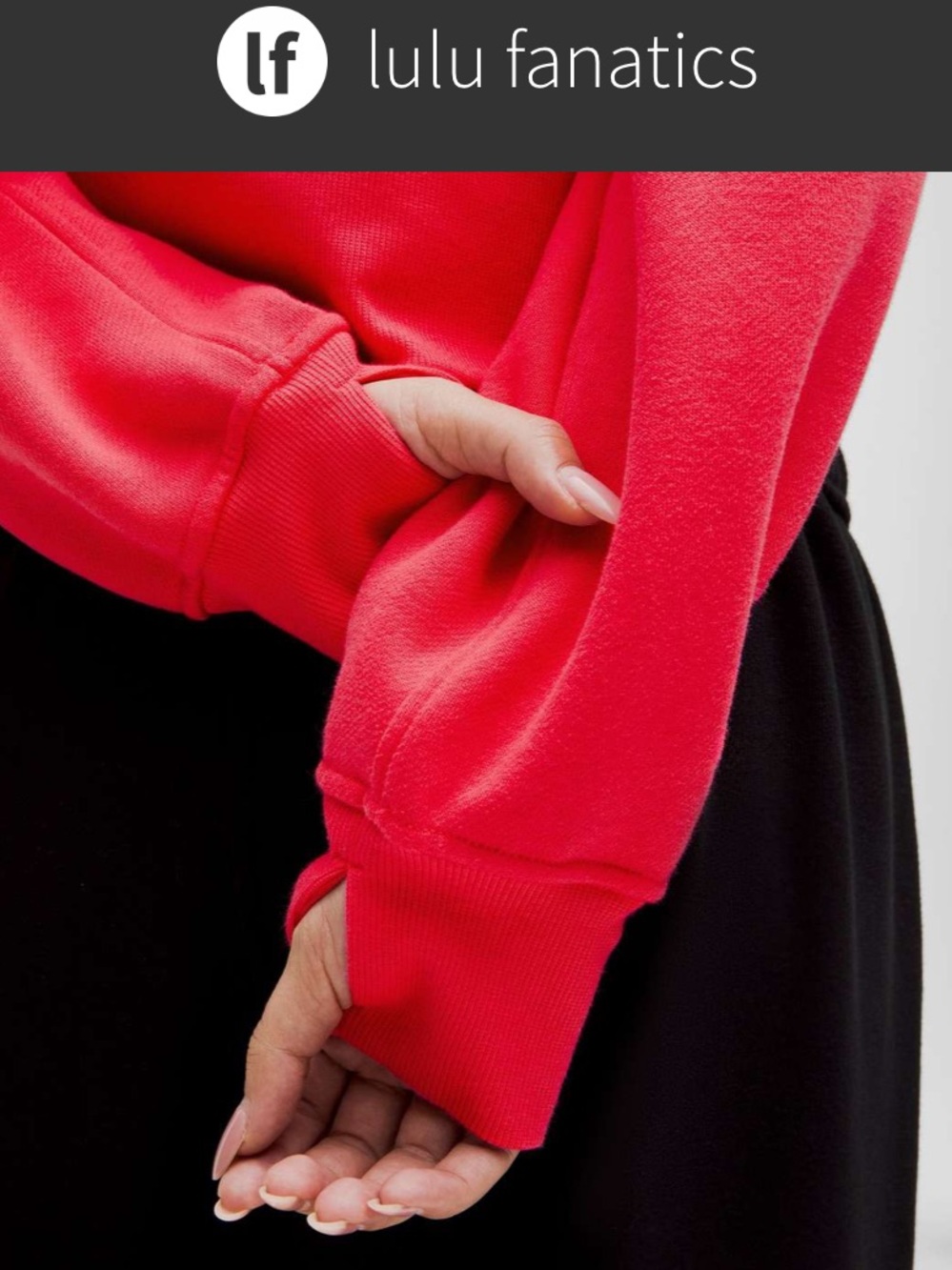 Lululemon Scuba Oversized Funnel-Neck Half Zip Coral Pink Gold Medium Large - Picture 3 of 12